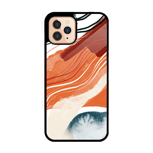 Orange Obstract 2 Phone Case