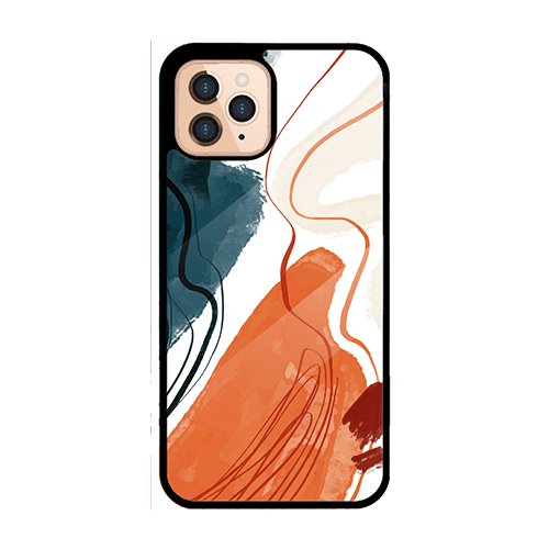 Orange Obstract 1 Phone Case