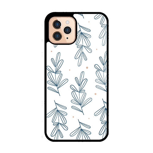 Blue leaf Pattren Case