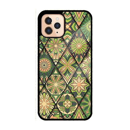 Flower power green Phone Case