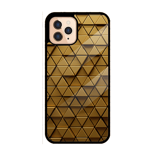 Gold triangle Illution Case