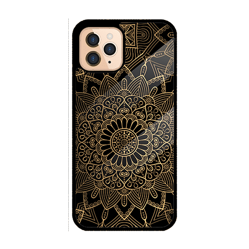 Black Mandala Phone Case